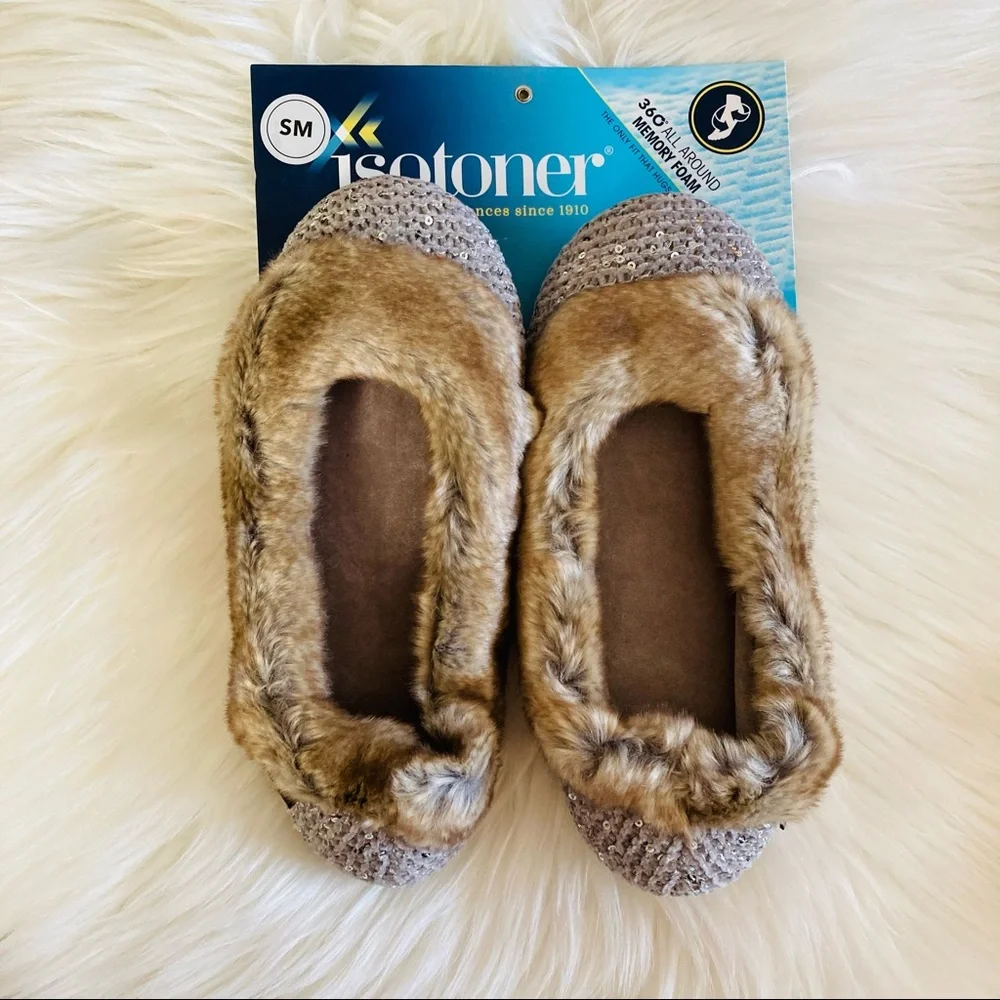 🆕 Isotoner Ballerina Slippers Ballet Flats